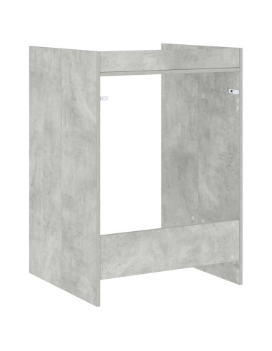 Mobiletto per lavatrice Calcestruzzo 67,5 x 62 x 97 cm
