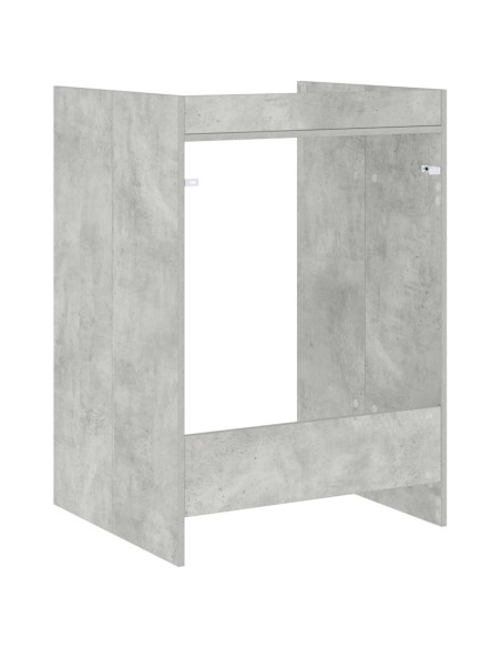 Mobiletto per lavatrice Calcestruzzo 67,5 x 62 x 97 cm