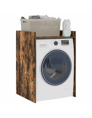 Mobiletto per lavatrice Rovere fumé 67,5 x 62 x 97 cm