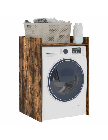 Mobiletto per lavatrice Rovere fumé 67,5 x 62 x 97 cm