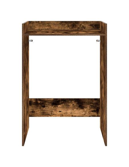 Mobiletto per lavatrice Rovere fumé 67,5 x 62 x 97 cm