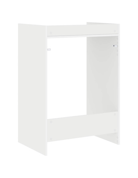 Mobiletto per lavatrice Bianco 67,5 x 48 x 97 cm