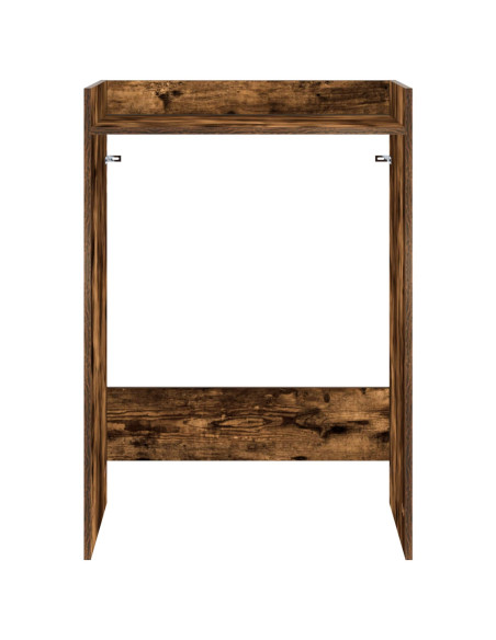 Mobiletto per lavatrice Rovere fumé 67,5 x 48 x 97 cm