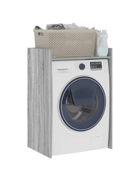 Mobiletto per lavatrice Grigio Sonoma 67,5 x 48 x 97 cm