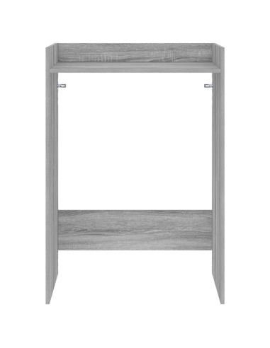 Mobiletto per lavatrice Grigio Sonoma 67,5 x 48 x 97 cm
