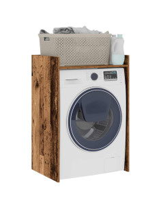Mobiletto per lavatrice Legno vecchio 67,5 x 48 x 97 cm 2