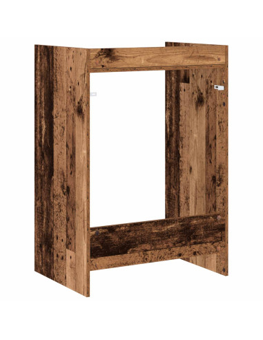 Mobiletto per lavatrice Legno vecchio 67,5 x 48 x 97 cm