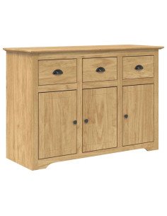 Credenza con cassetto BODO Marrone miele 115,5 x 44 x 80 cm 2