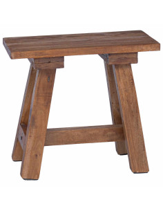 panchina Naturale 50,5 x 25 x 47,5 cm Legno massello di mogano 2