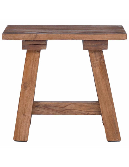 panchina Naturale 50,5 x 25 x 47,5 cm Legno massello di mogano