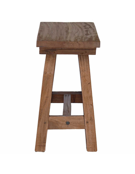 panchina Naturale 50,5 x 25 x 47,5 cm Legno massello di mogano