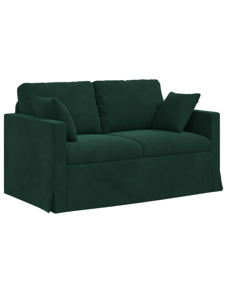 Divano 2 pcs Verde Scuro