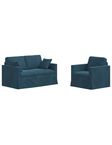 Divano 2 pcs Blu