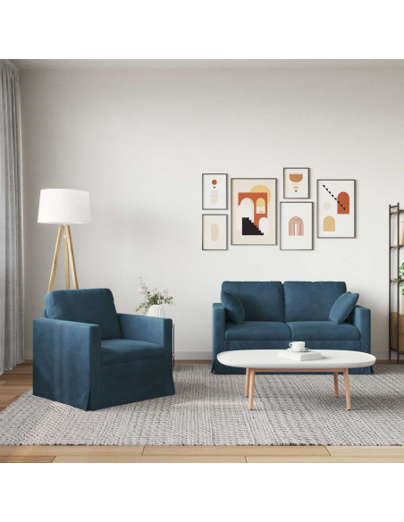 Divano 2 pcs Blu