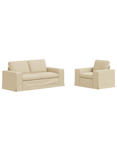 Divano 2 pcs Crema