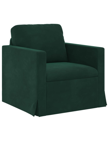 Divano 2 pcs Verde Scuro