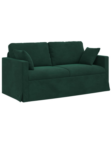 Divano 2 pcs Verde Scuro