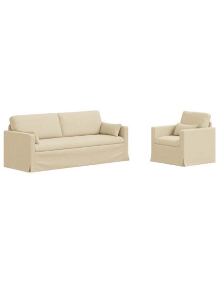 Divano 2 pcs Crema