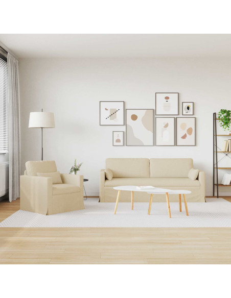 Divano 2 pcs Crema