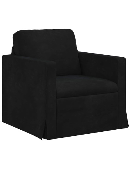 Divano Nero Dimensioni complessive: 78 x 78 x 80 cm (L x P x A)