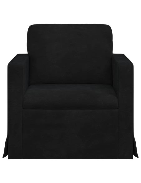 Divano Nero Dimensioni complessive: 78 x 78 x 80 cm (L x P x A)