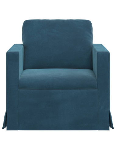Divano Blu Dimensioni complessive: 78 x 78 x 80 cm (L x P x A)