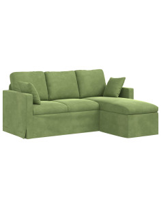 Divano Verde chiaro 178 x 134 x 80 cm Velluto 2