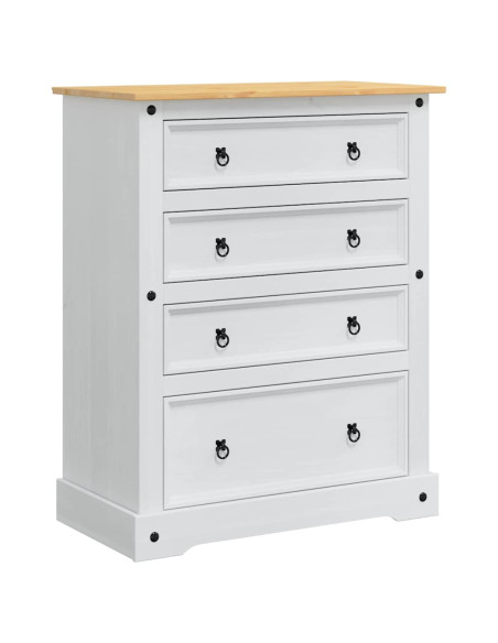 Cassapanche di stoccaggio con cassetto Bianco 92 x 48 x 114 cm