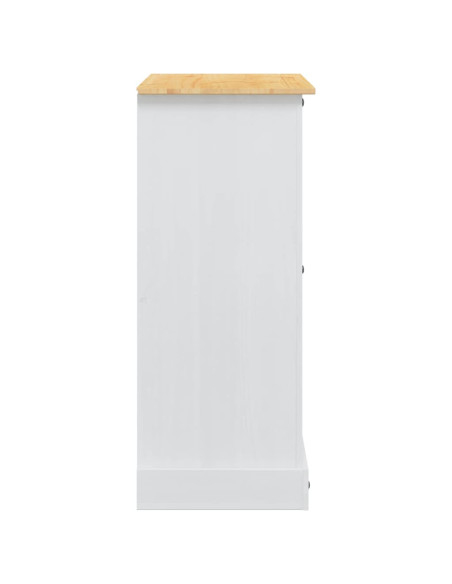 Cassapanche di stoccaggio con cassetto Bianco 92 x 48 x 114 cm