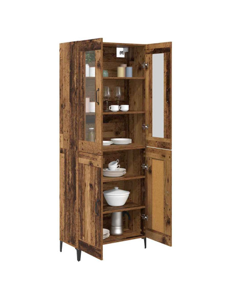 Credenza Legno vecchio 69,5 x 34 x 180 cm Legno multistrato