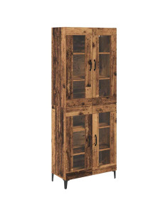 Credenza Legno vecchio 69,5 x 34 x 180 cm Legno multistrato 2