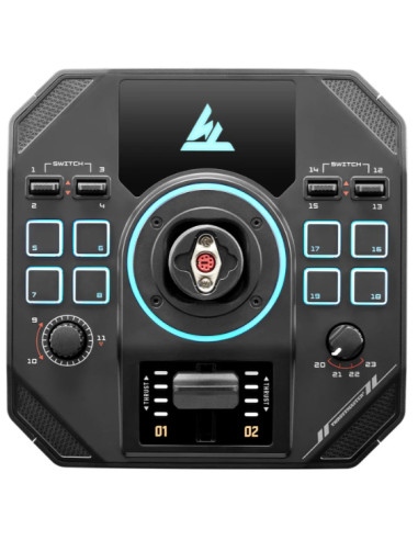 Thrustmaster Sol-R 5 Base Nero USB Analogico/Digitale PC