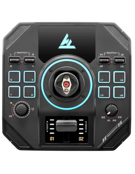Thrustmaster Sol-R 5 Base Nero USB Analogico/Digitale PC