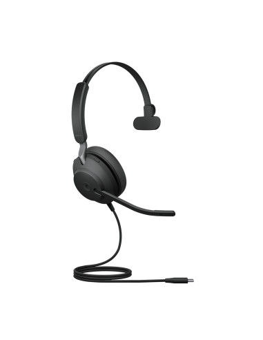 Jabra Evolve2 40 Auricolare Cablato A Padiglione Ufficio USB tipo-C Nero