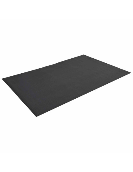 Tappetino di Protezione Sportiva Nero 183 x 122 x 0,6 cm PVC