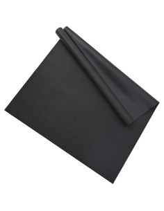 Tappetino di Protezione Sportiva Nero 213 x 152 x 0,6 cm PVC 2