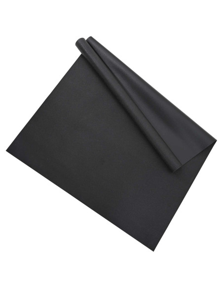 Tappetino di Protezione Sportiva Nero 213 x 152 x 0,6 cm PVC
