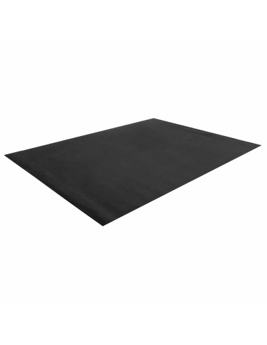 Tappetino di Protezione Sportiva Nero 213 x 152 x 0,6 cm PVC