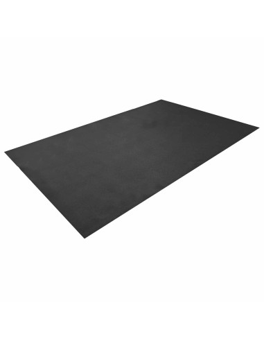 Tappetino di Protezione Sportiva Nero 243 x 152 x 0,6 cm PVC