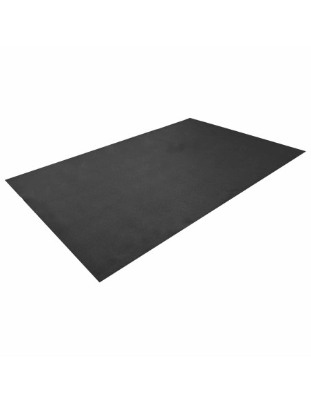Tappetino di Protezione Sportiva Nero 243 x 152 x 0,6 cm PVC