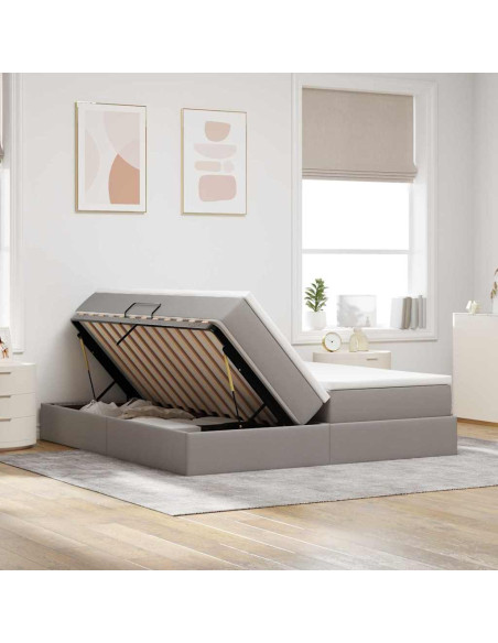 Letto con contenitore e materasso Talpa 200 x 200 cm Poliestere