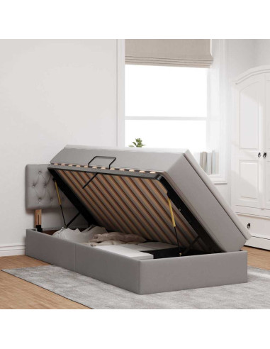 Letto con contenitore e materasso Talpa 100 x 200 cm