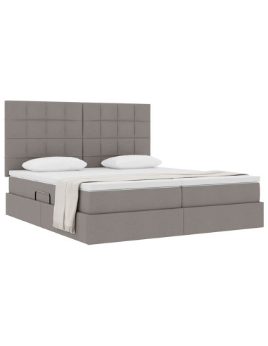 Letto con Contenitore Talpa 200 x 200 cm Pelle Sintetica