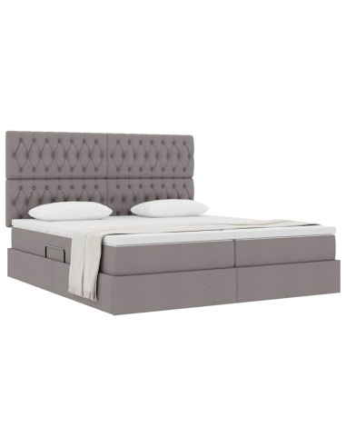 Letto con Contenitore Talpa 200 x 200 cm Pelle Sintetica