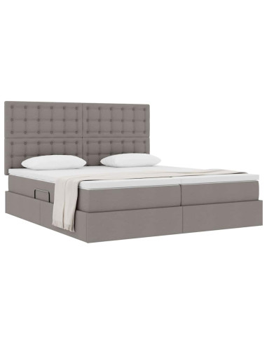 Letto con Contenitore Talpa 200 x 200 cm Pelle Sintetica