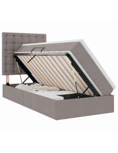 Letto con contenitore e LED Talpa 100 x 200 cm Poliestere 2