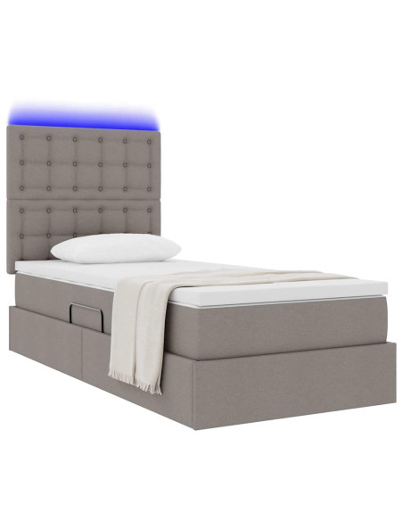 Letto con contenitore e LED Talpa 100 x 200 cm Poliestere