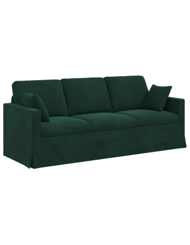 Divano 2 pcs Verde Scuro