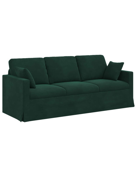Divano 2 pcs Verde Scuro