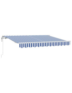 Tenda Retrattile Blu 300 x 200 cm Tessuto 2